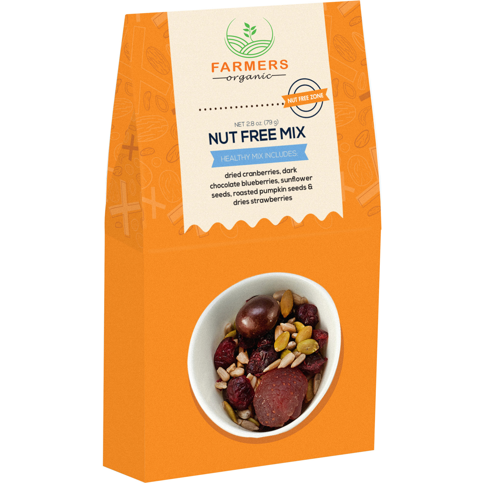 Product Photo 1 Nut Free Mix Health & Wellness Gable Box, 2.5 oz.