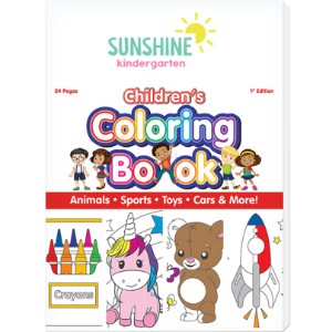 Children's 24 Page Coloring Book - LK1225