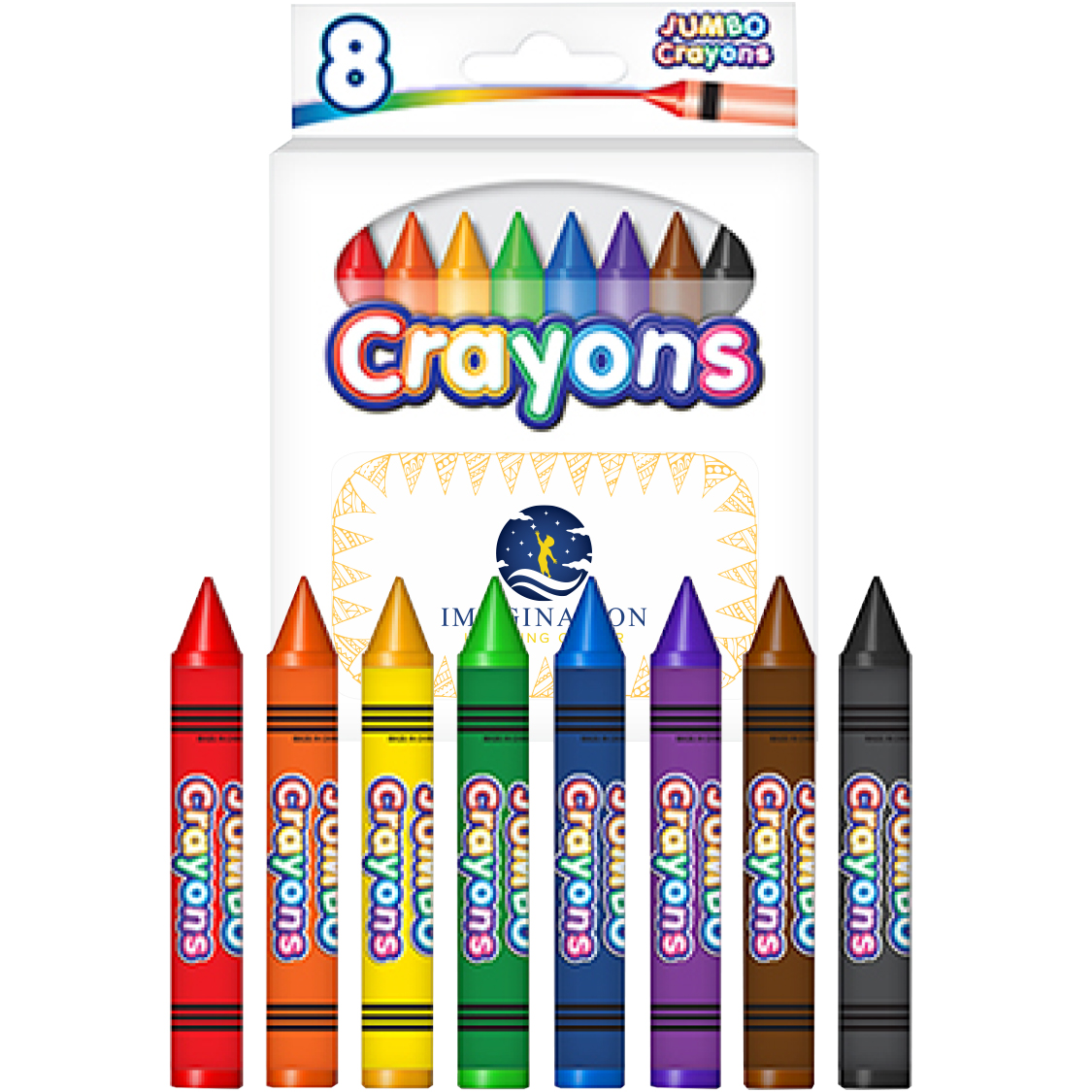 Product Photo 1 Jumbo 8 Pack Crayon Box