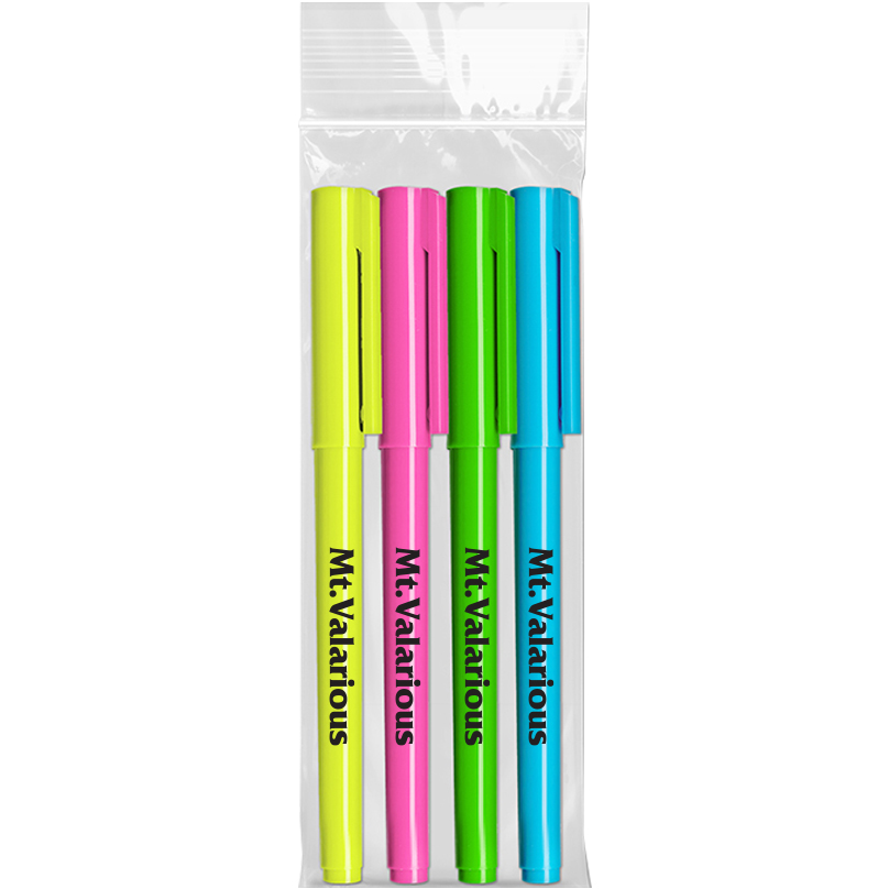 Product Photo 1 Brite Spots® 4 Pack Pocket Highlighters