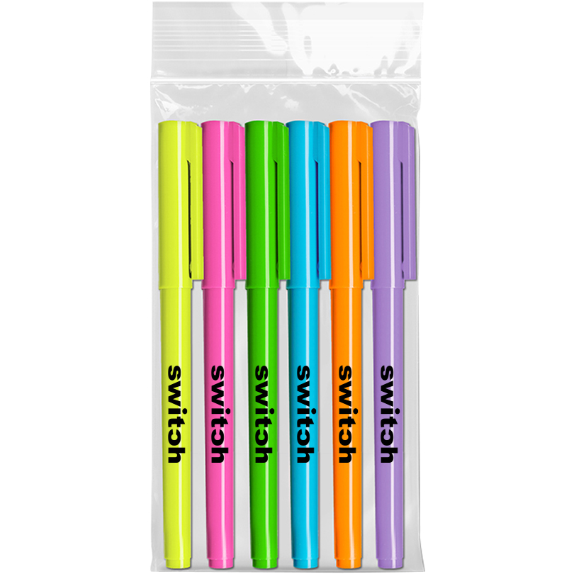 Product Photo 1 Brite Spots® 6 Pack Pocket Highlighters