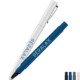 Cubix Square Barrel Rubberized Cap Off Ball Point Pen with Metal Clip