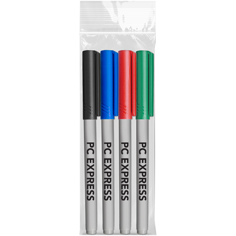 Product Photo 1 Fine Tip 4 Pack Permanent Marker