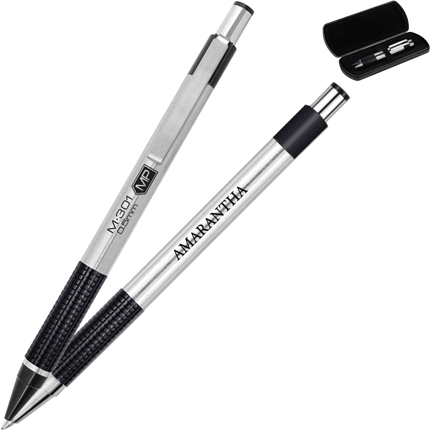 Product Photo 1 Ball Pen and Mechanical Pencil with Lead in Zebra Gift Box