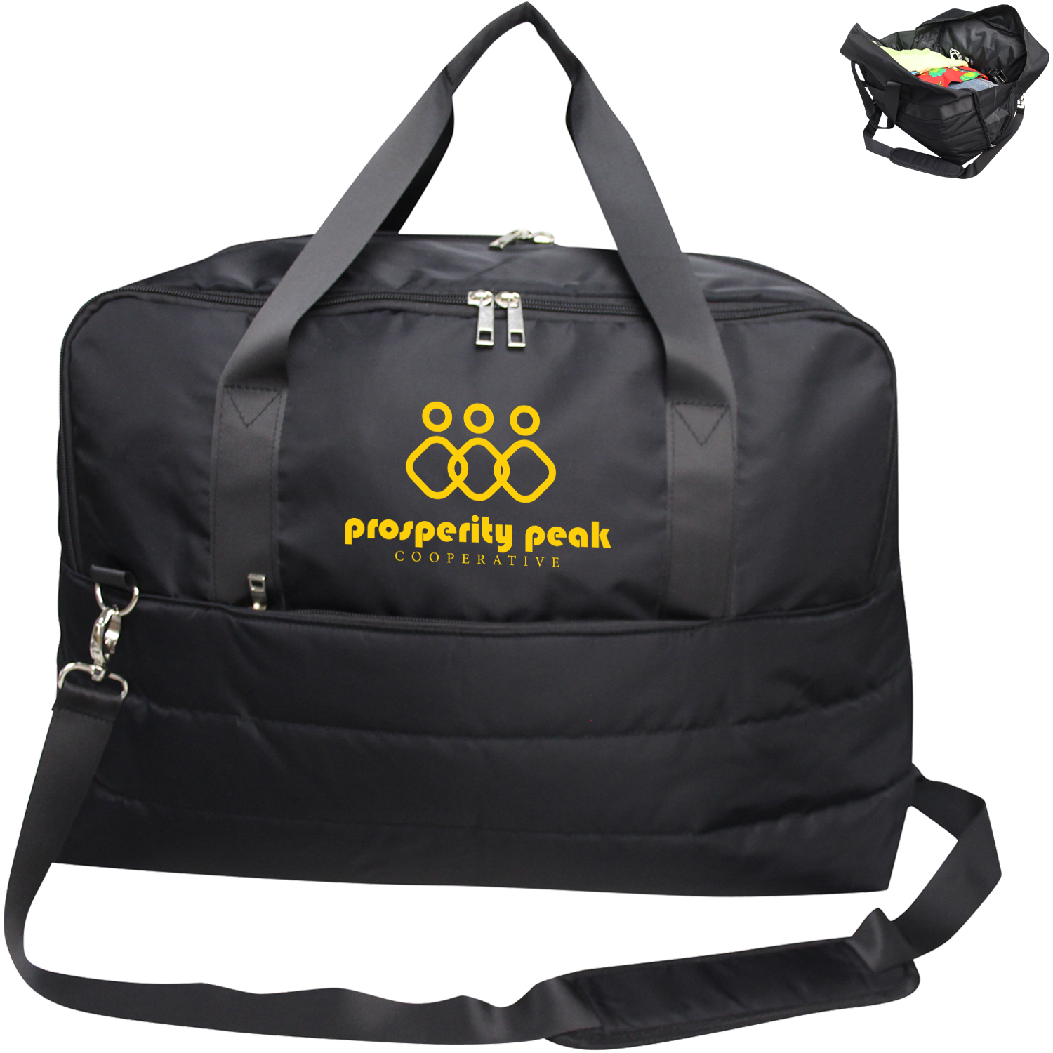 Product Photo 1 Aria rPET Quilted Duffle