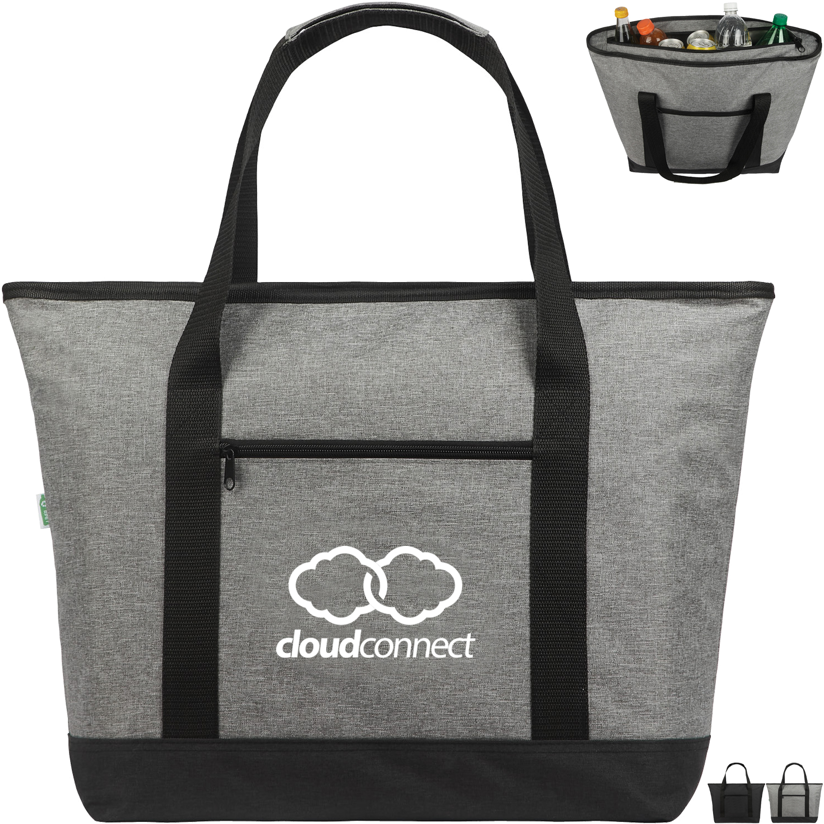Product Photo 1 Shoreline rPET 24-Can Cooler Tote Bag
