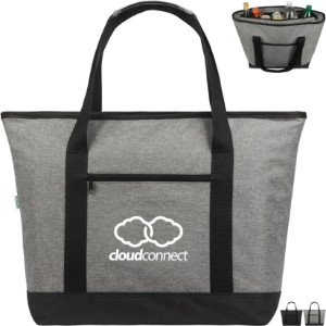 Shoreline rPET 24-Can Cooler Tote Bag - LG1628