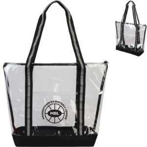 Capitola Clear TPU Zippered Tote - LG1666