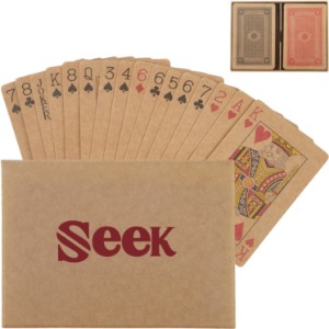 Jack 2-Pack Kraft Paper Playing Card Set - LG1657