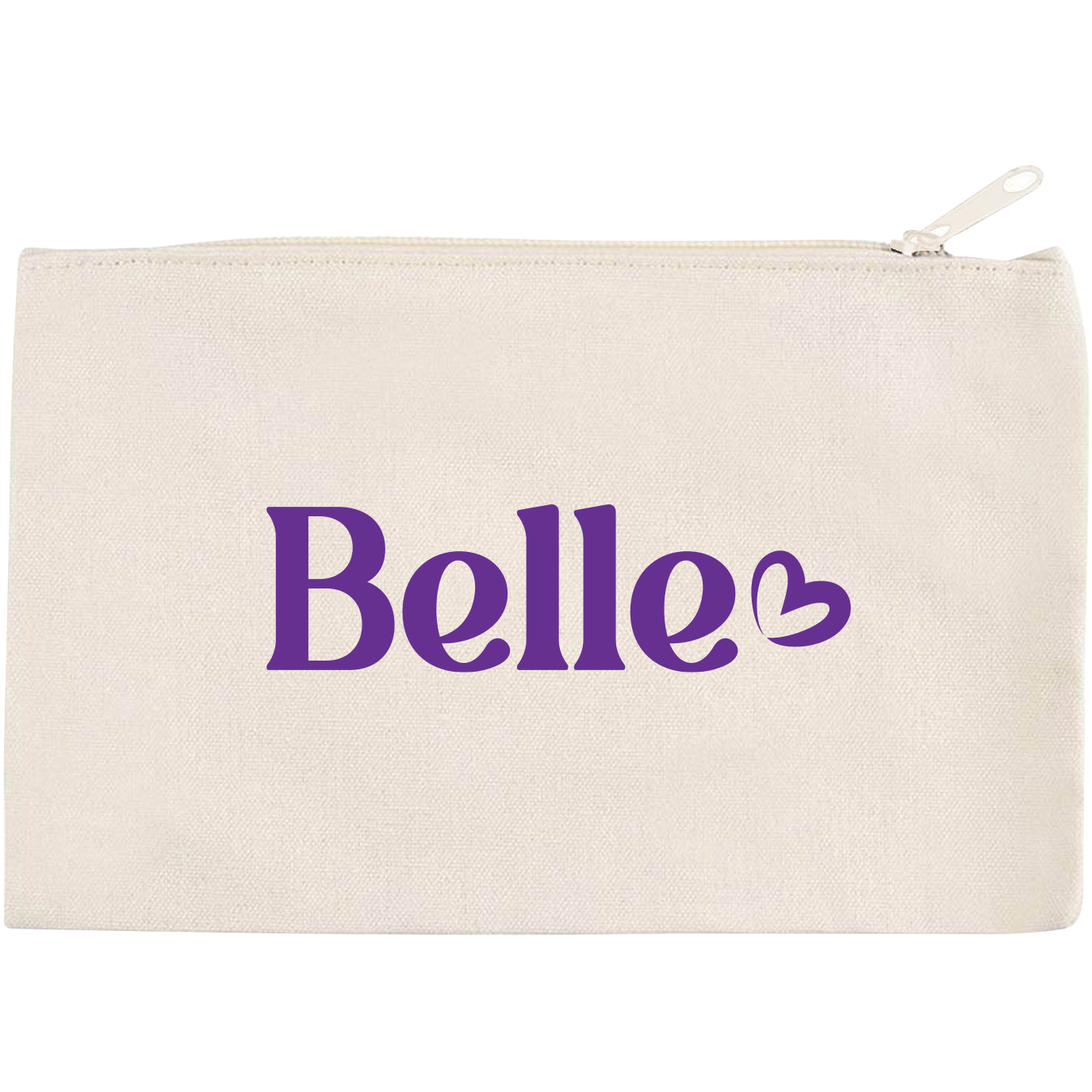 Product Photo 1 Cotton Canvas Zippered Pouch