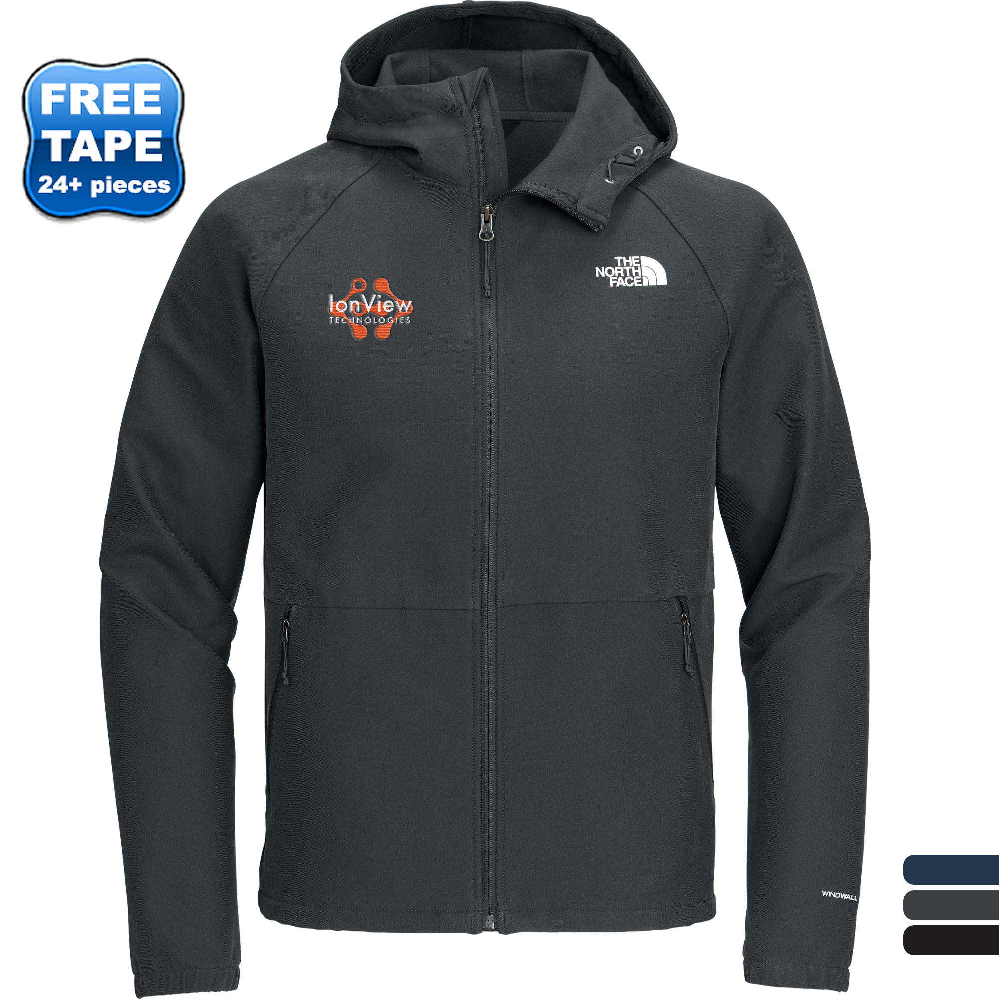 Product Photo 1 The North Face® Barr Lake Recycled Polyester Hooded Soft Shell Men's Jacket