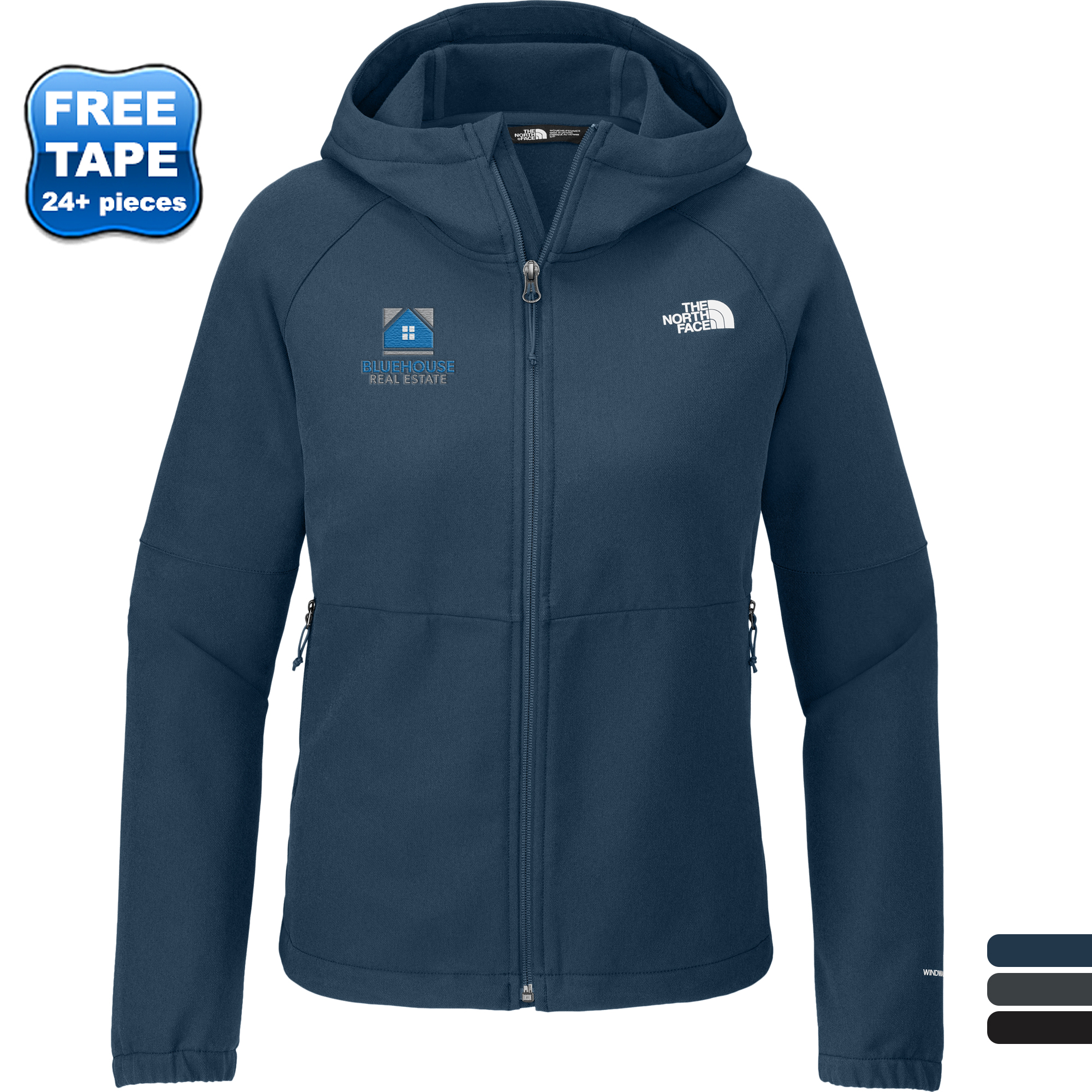 Product Photo 1 The North Face® Barr Lake Recycled Polyester Hooded Soft Shell Ladies' Jacket