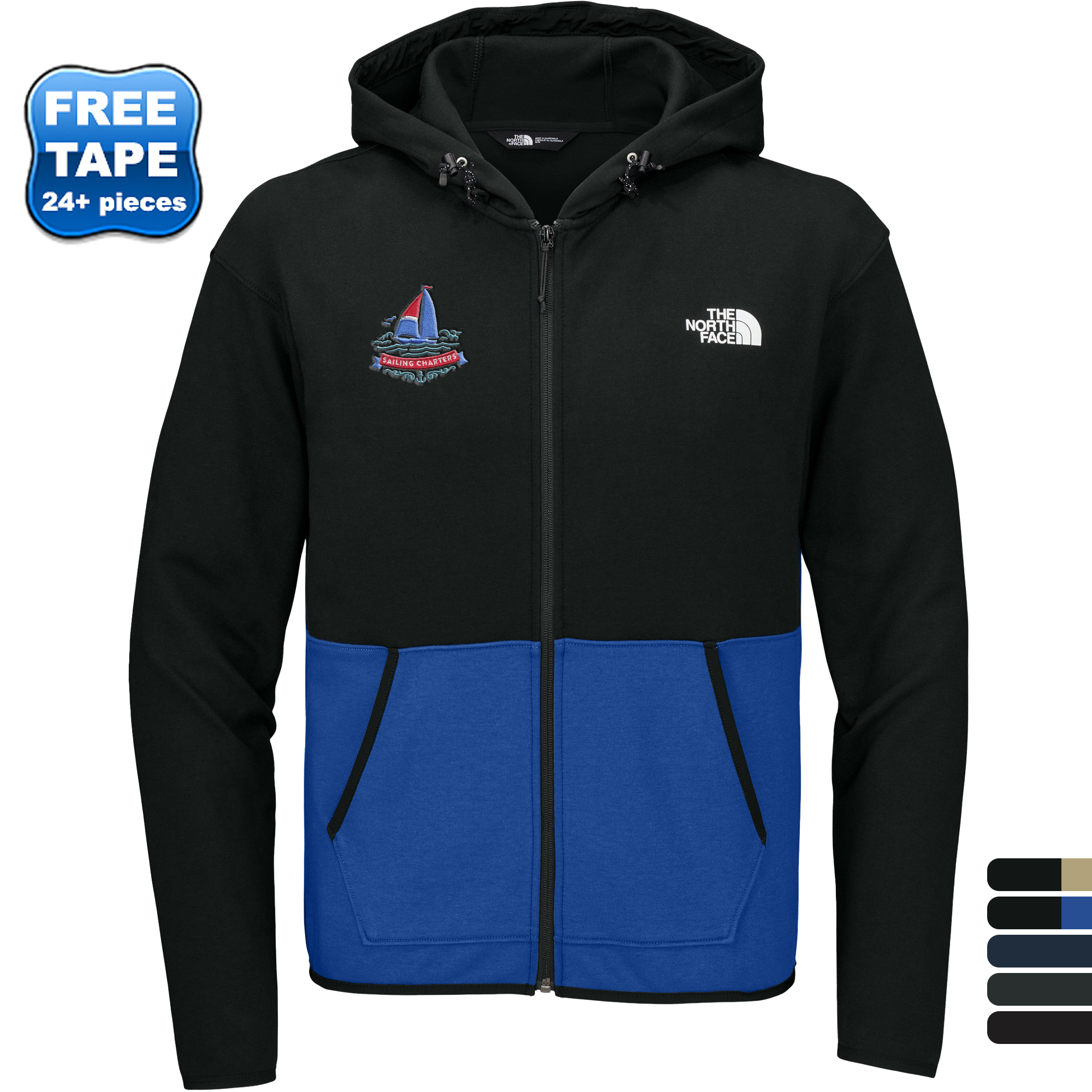 Product Photo 1 The North Face® Cotton/Poly Double-Knit Full-Zip Men's Hoodie