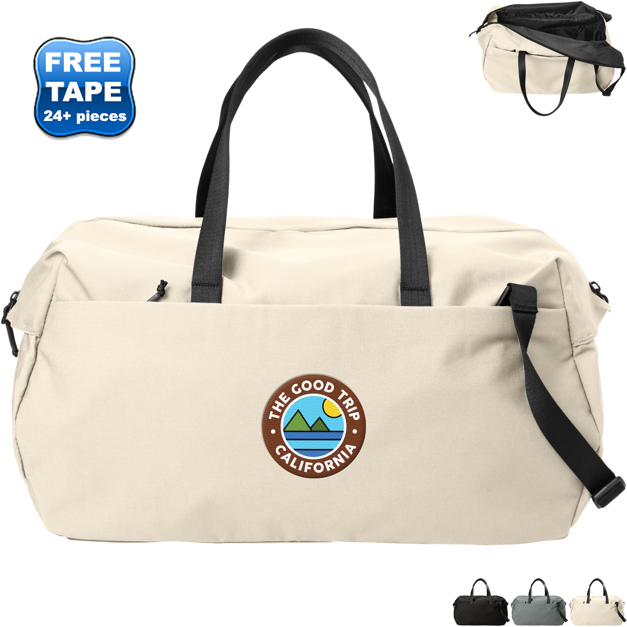 Product Photo 1 MERCER+METTLE™ Claremont Poly/Cotton 18.5" Duffel