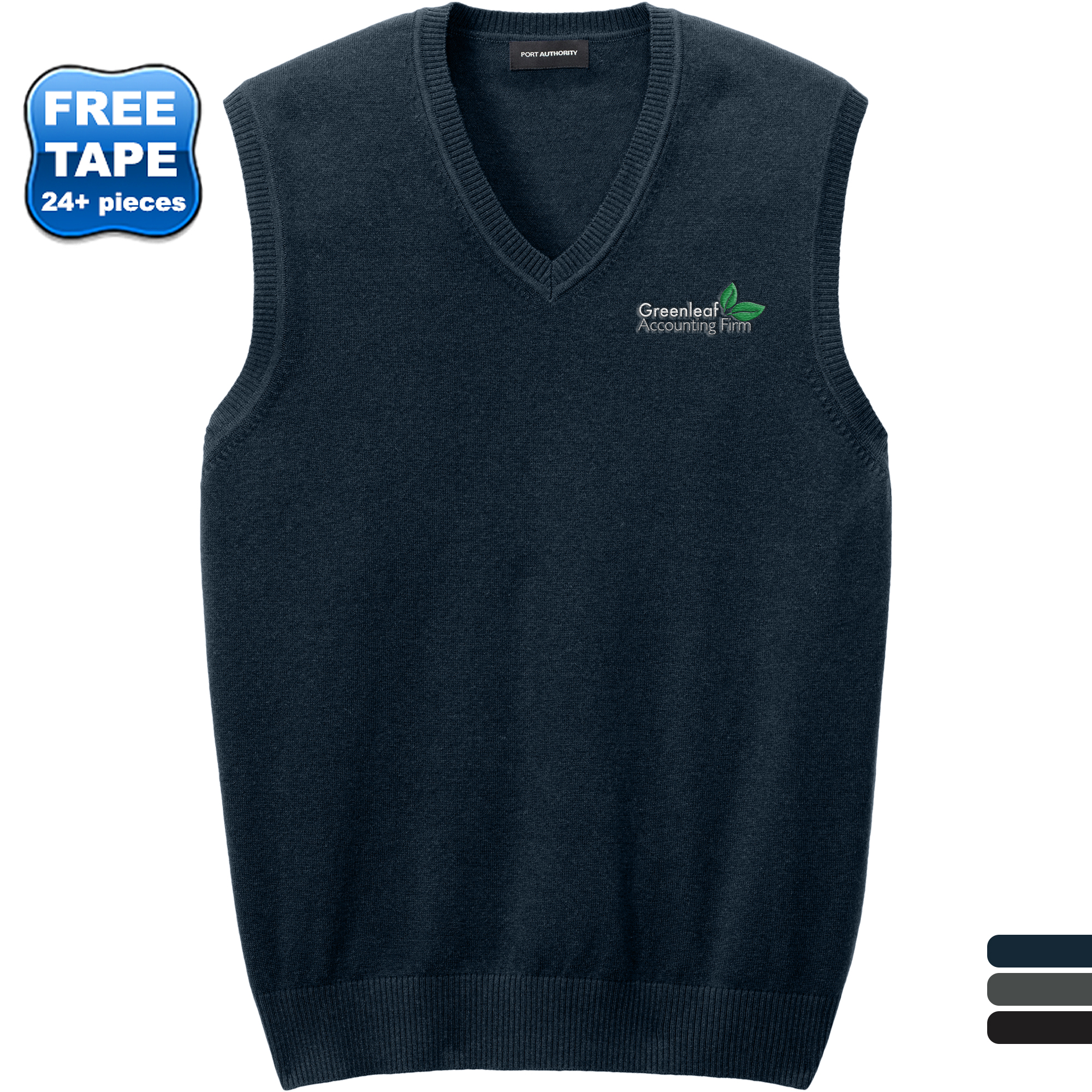 Product Photo 1 Port Authority® Easy Care Tri-Blend Men's Sweater Vest