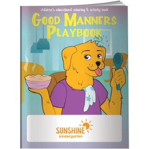 Good Manners Playbook Coloring Book - CLB890