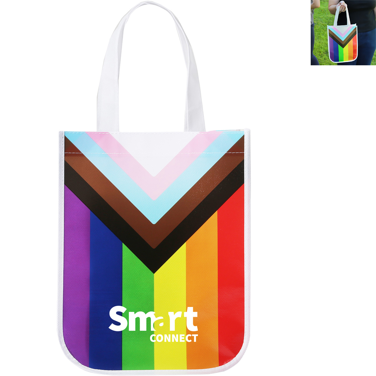 Product Photo 1 Progress Pride Laminated Fashion Tote Bag