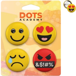 Four-Pack Button Collage Card - FD1049