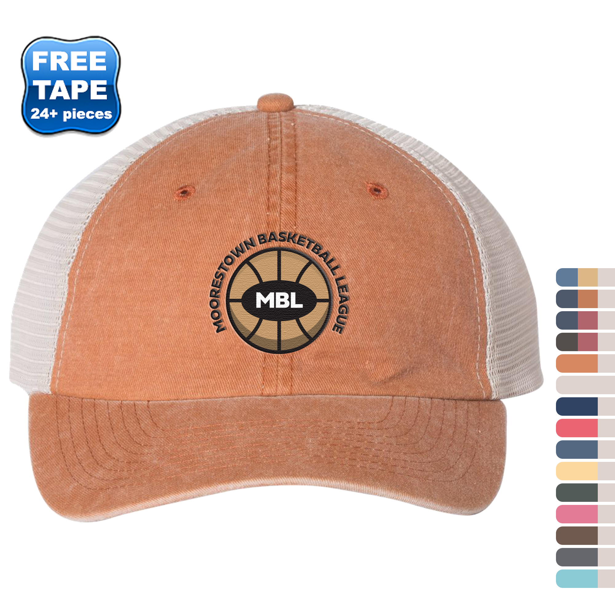 Product Photo 1 Sportsman™ Pigment-Dyed Cotton/Poly Trucker Cap