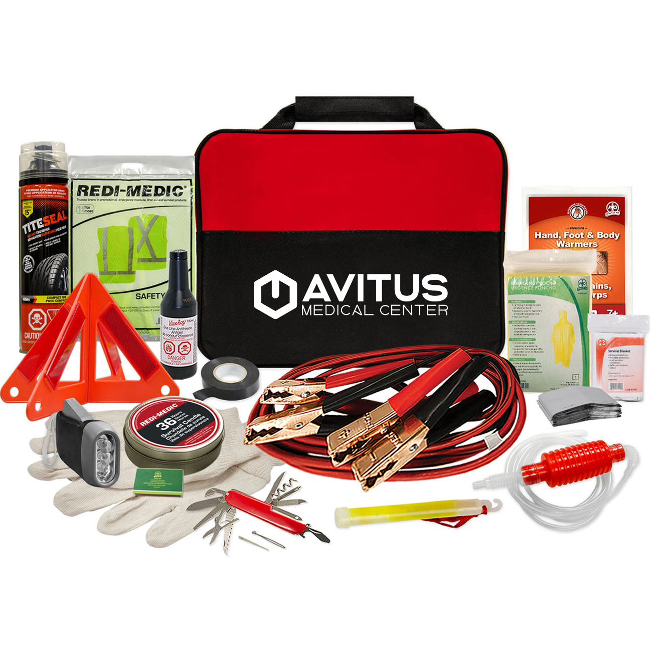 Product Photo 1 Roadside Safety Kit W/Trunk Organizer