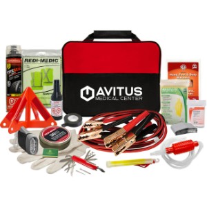 Roadside Safety Kit W/Trunk Organizer - RX1503