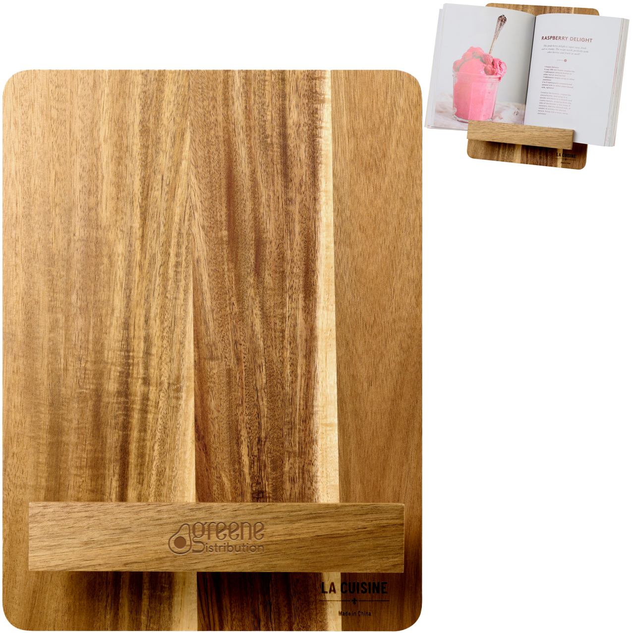Product Photo 1 La Cuisine Acacia Wood Sous Chef Recipe Holder