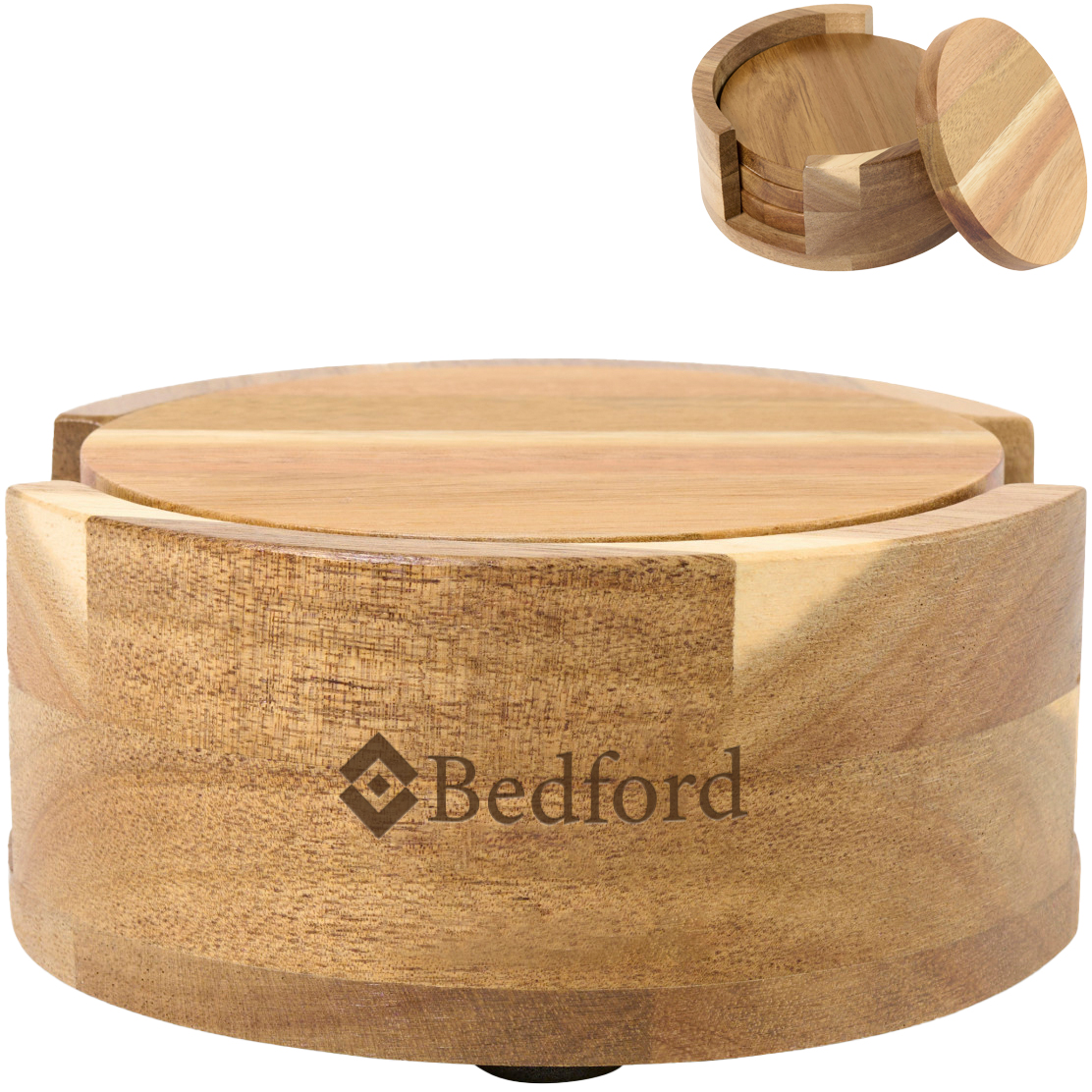 Product Photo 1 La Cuisine Acacia Wood Coaster Set