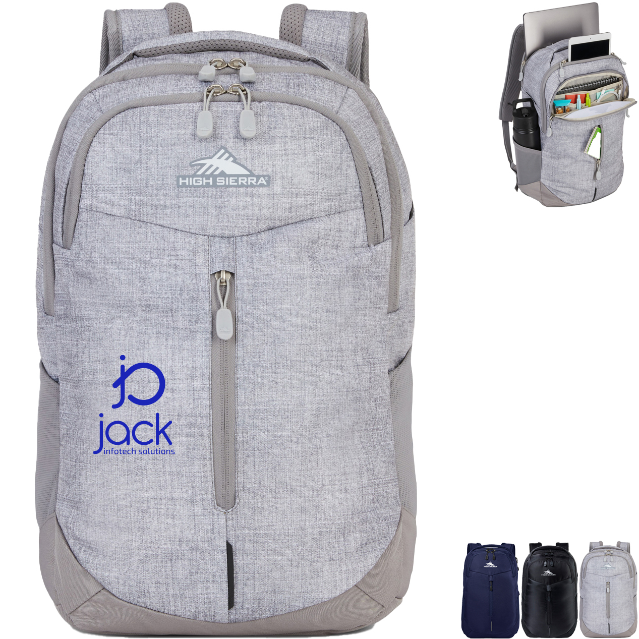 Product Photo 1 High Sierra® Swerve Pro Polyester Laptop Backpack