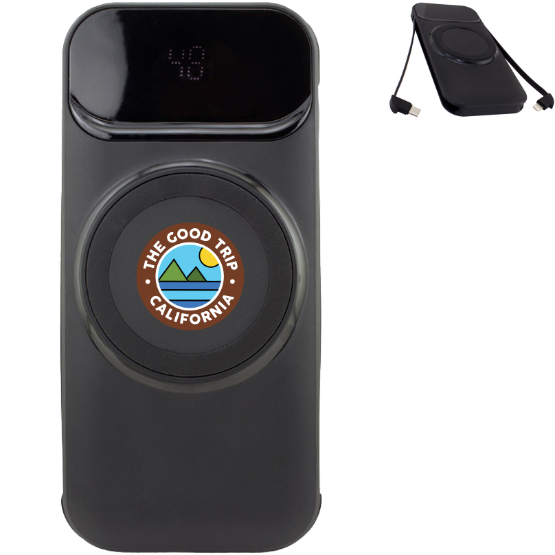 Product Photo 1 Mag-N-Kick Power Bank Magnetic Fast Charger with Cable, 10000mAh