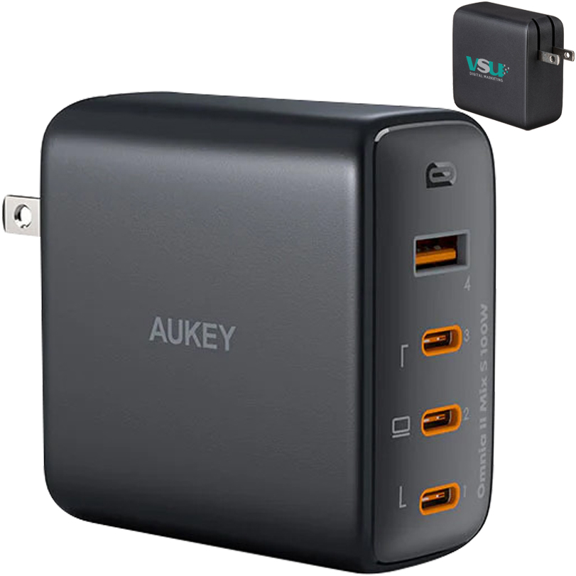 Product Photo 1 Aukey 4-Port PD 100W Wall Charger