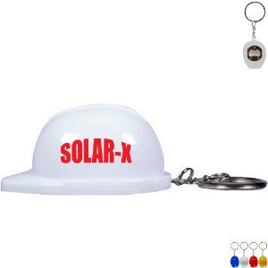 Construction Hat Bottle Opener Key Tag - BX1485