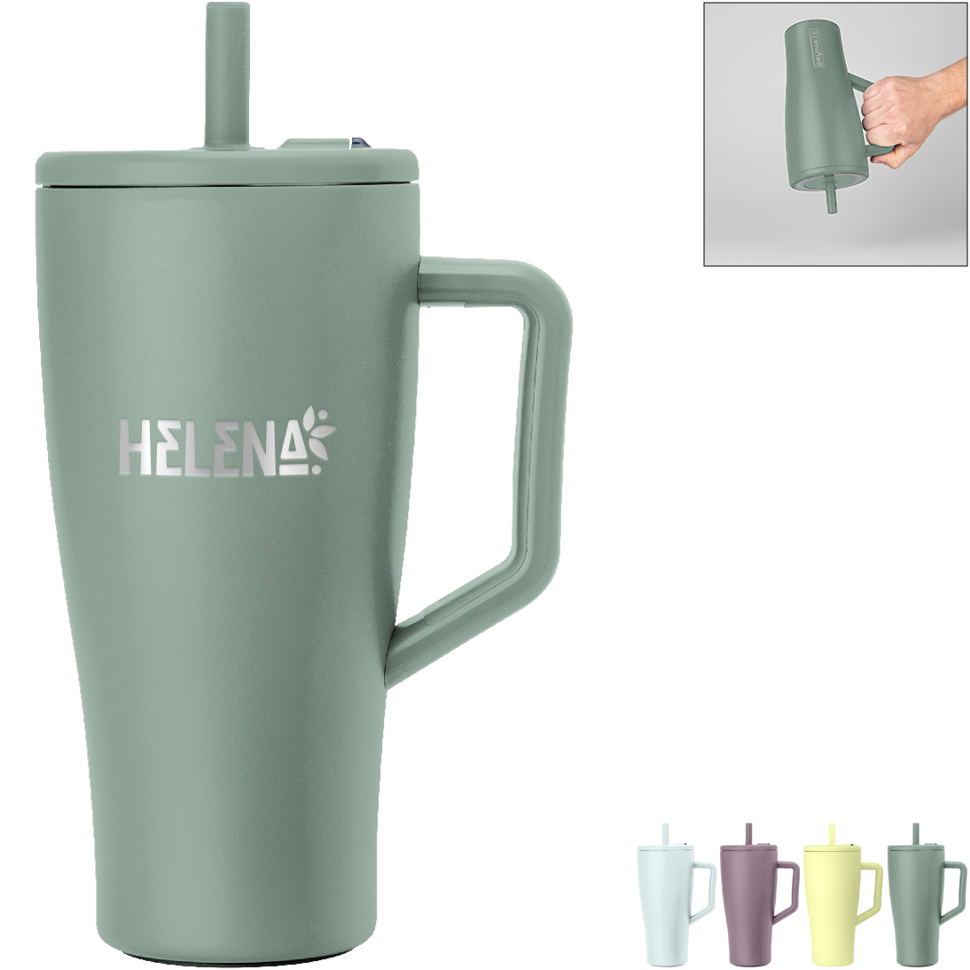 Product Photo 1 BRUMATE® Fashion Colors Era Stainless Steel Tumbler w/ Straw, 30oz.