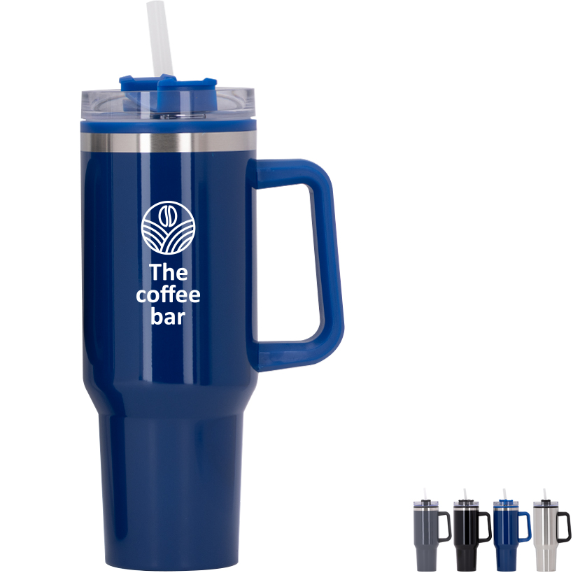 Product Photo 1 Behemoth Hugo Plastic Interior Stainless Steel Travel Mug, 40oz.
