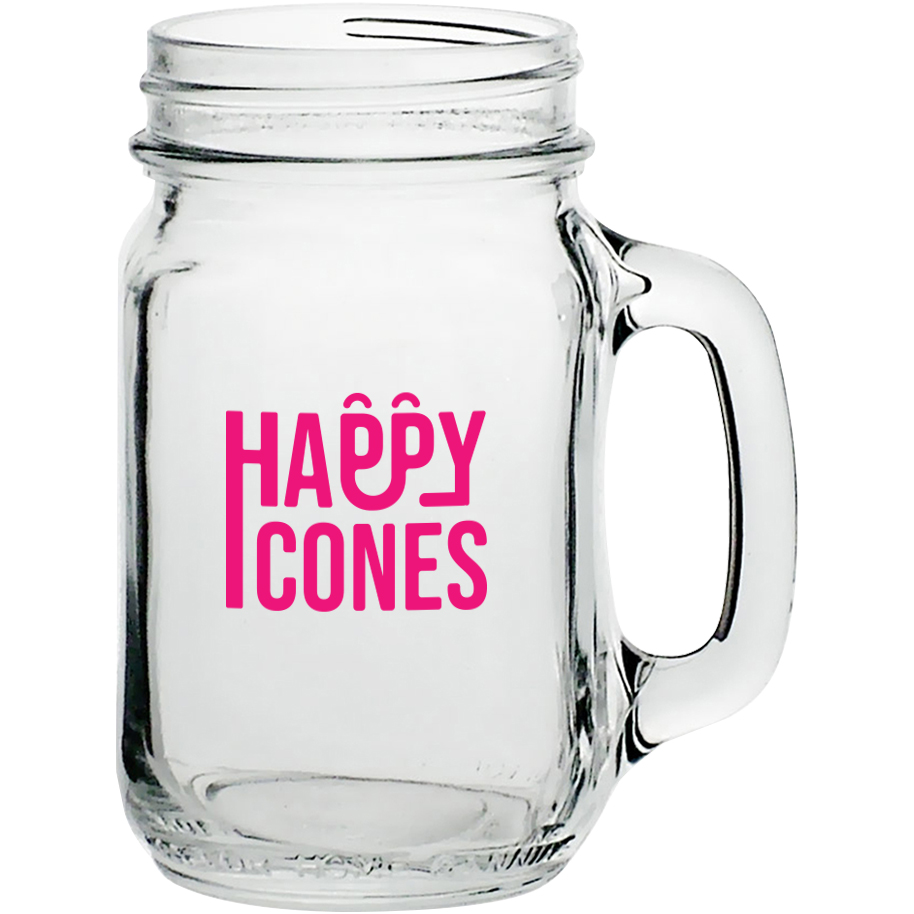 Product Photo 1 Mason Jars with Handles, 16oz.