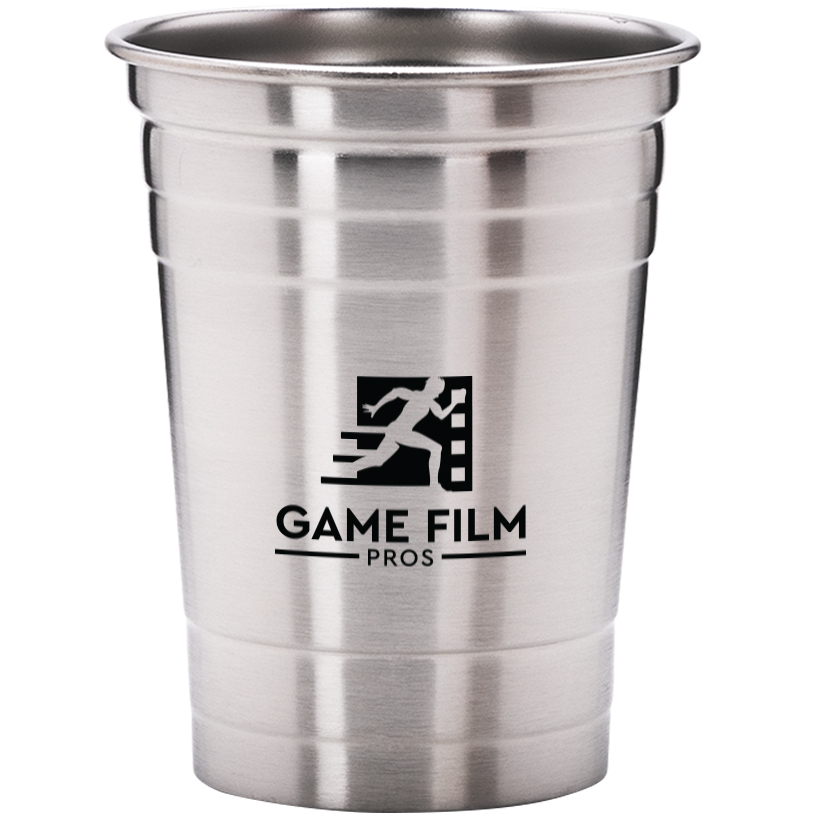 Product Photo 1 Suds Stainless Steel Beer Cups, 16oz.