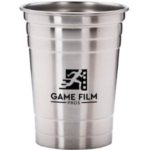 Suds Stainless Steel Beer Cups, 16oz. - SZ9451