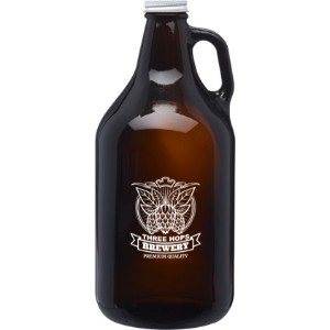 Homebrew Amber Glass Growler, 64oz. - SZ9470