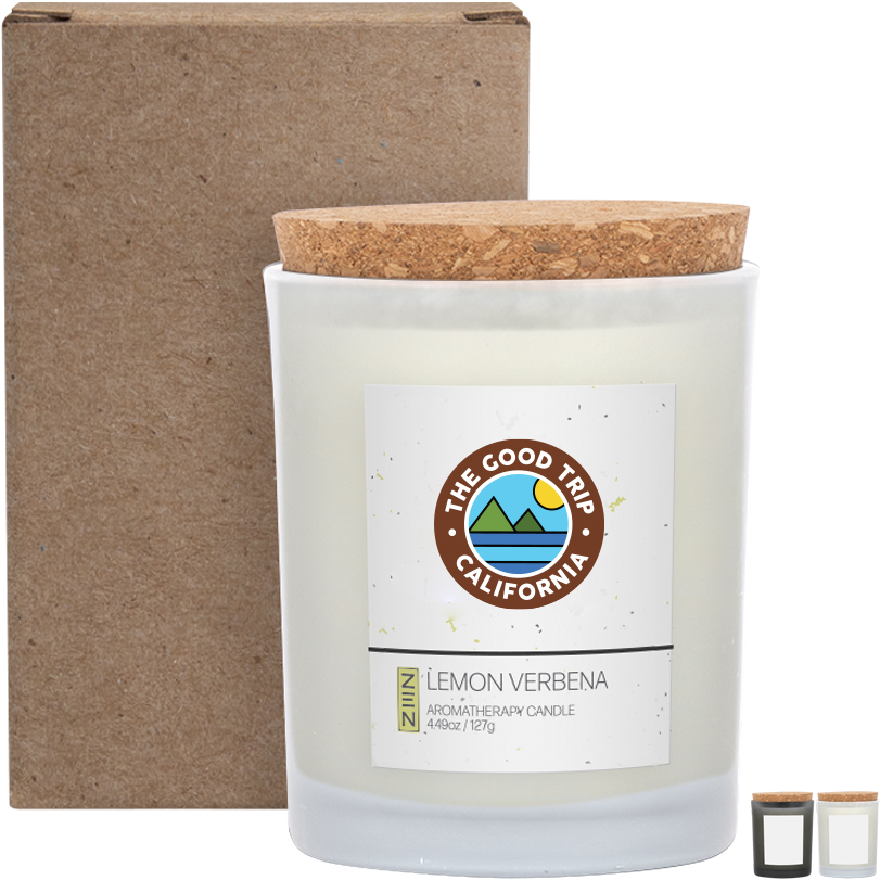 Product Photo 1 ZEN Niva Frosted Candle with Cork Lid