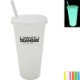 Nite Glow Tumbler w/ Lid & Straw, 26oz.