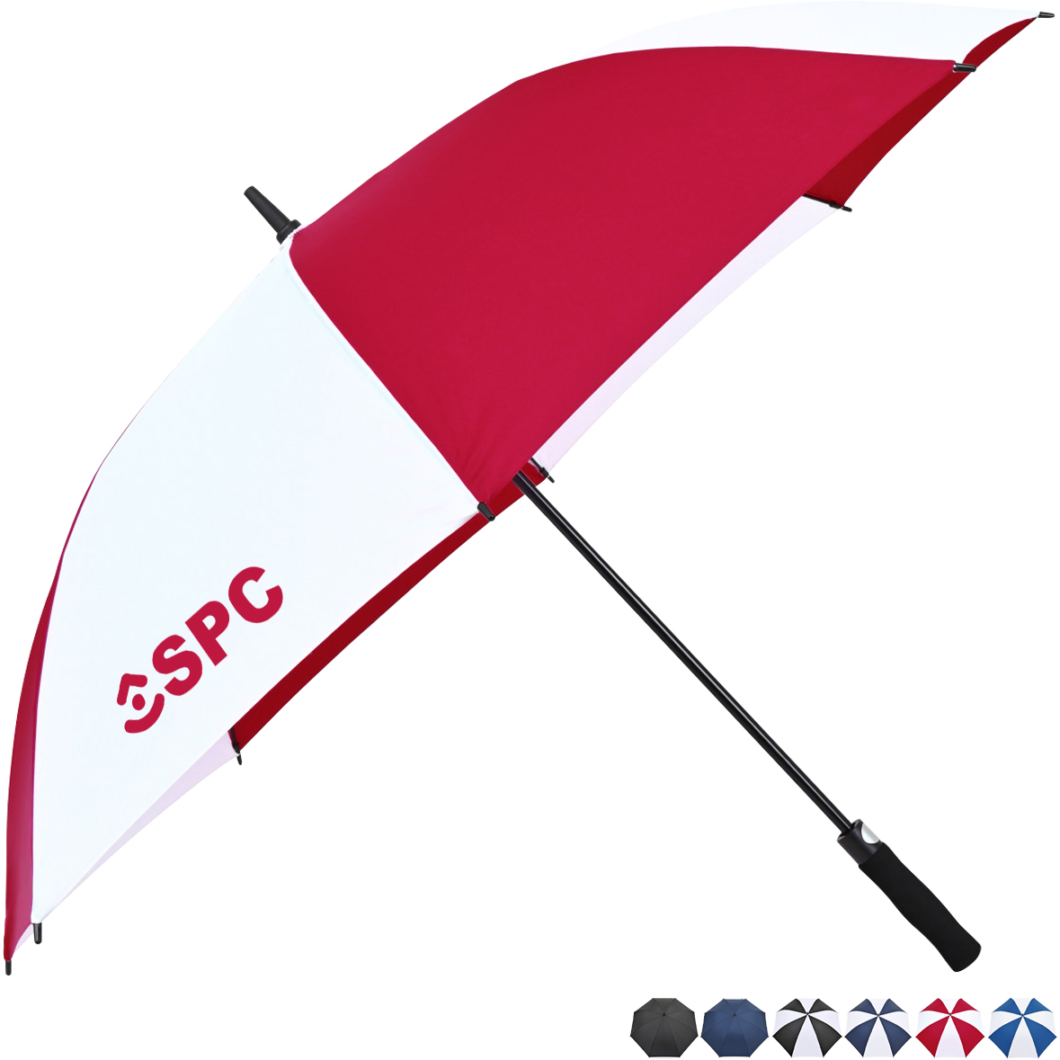 Product Photo 1 Elements Recycled Auto Open Golf Umbrella, 60" Arc