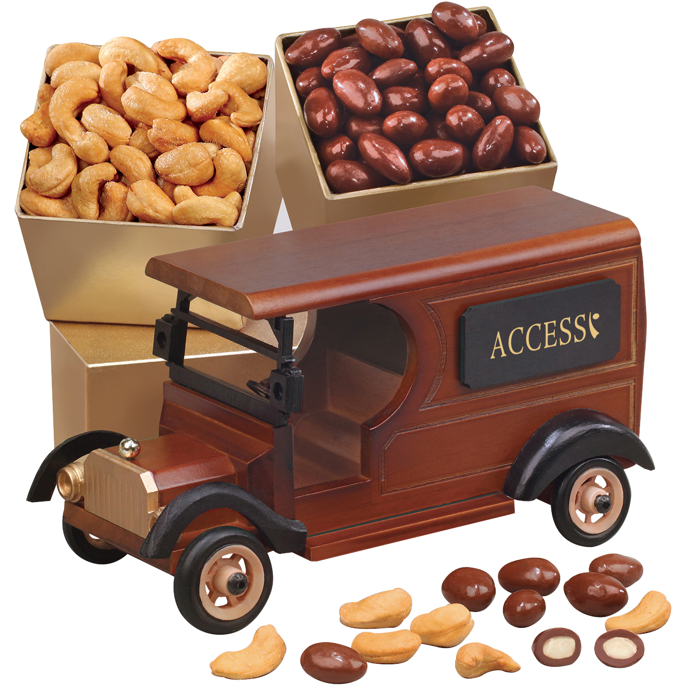 Product Photo 1 Delivery Truck 1918 with Fancy Cashews & Chocolate Almonds