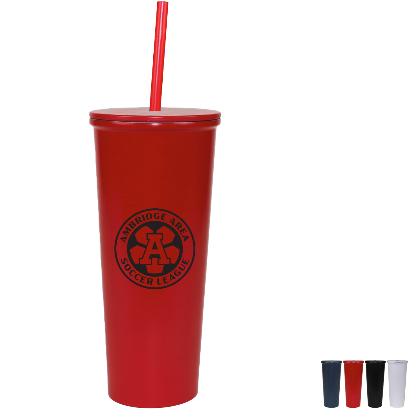 Product Photo 1 Stainless Steel Wanderer Tumbler with Straw, 22oz.