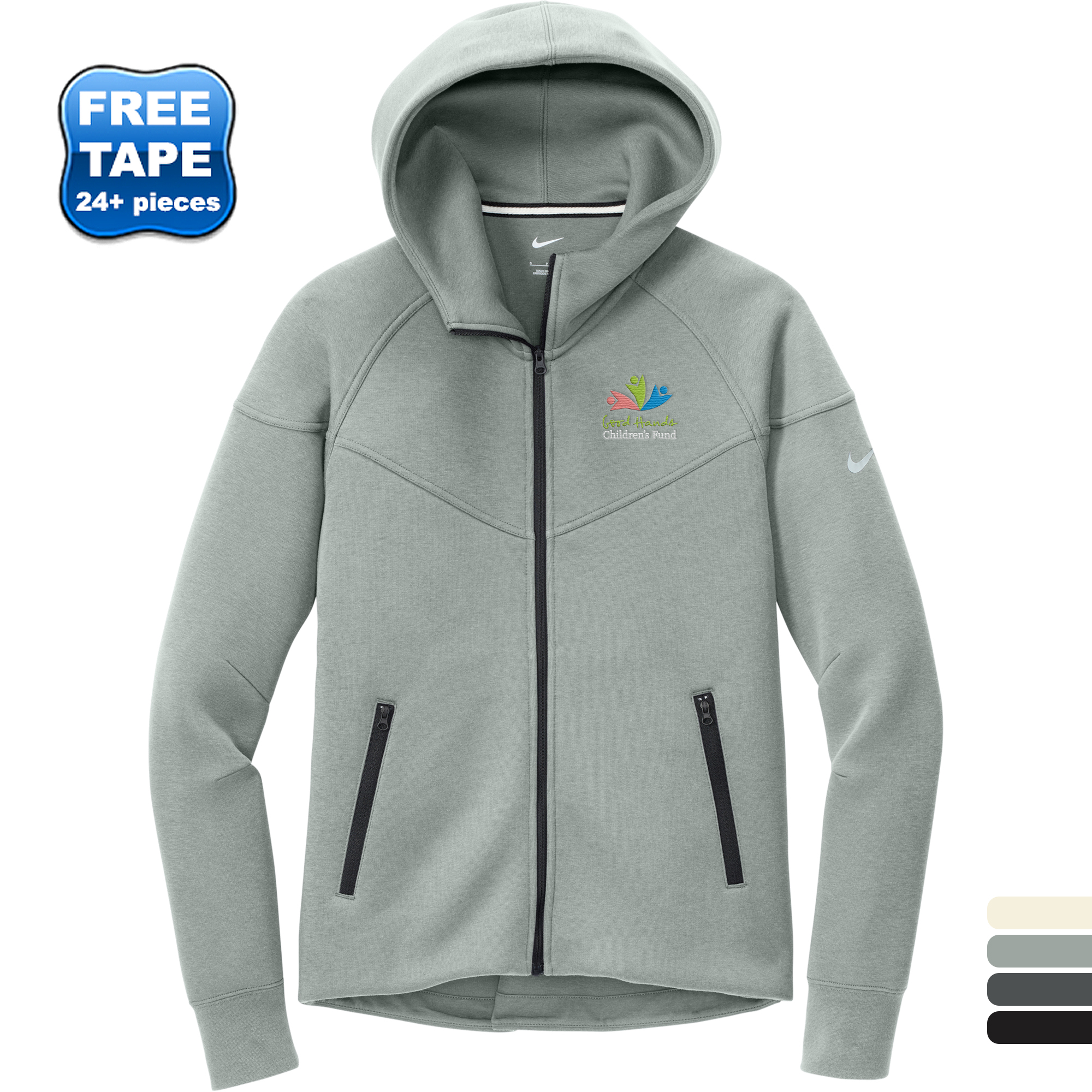 Product Photo 1 Nike® Tech Fleece Poly/Cotton Full-Zip Ladies' Hoodie