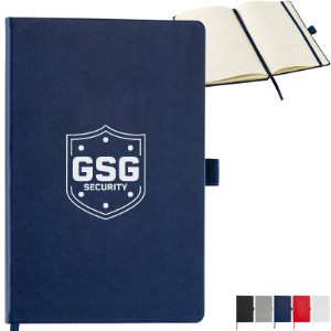 Elan Hard Cover FSC® Journal w/ Pen Loop & Inner Pocket, 5-1/2" x 8-1/2" - AR1631