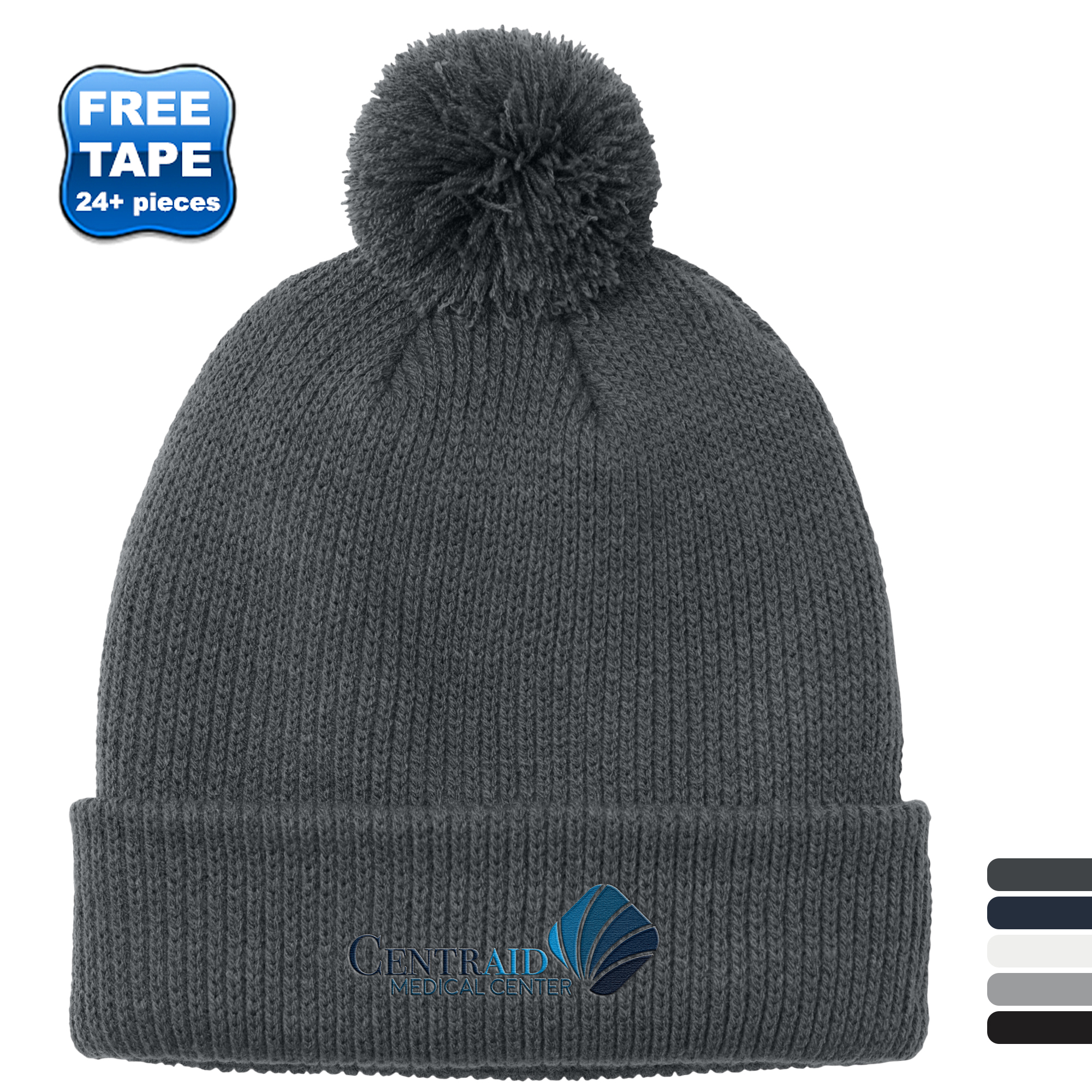 Product Photo 1 Port Authority® Cozy Pom Acrylic Beanie