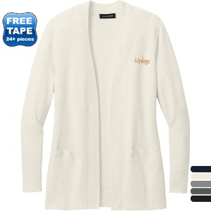Port Authority® Easy Care Tri-Blend Open Front Cardigan Ladies' Sweater - WJ7000