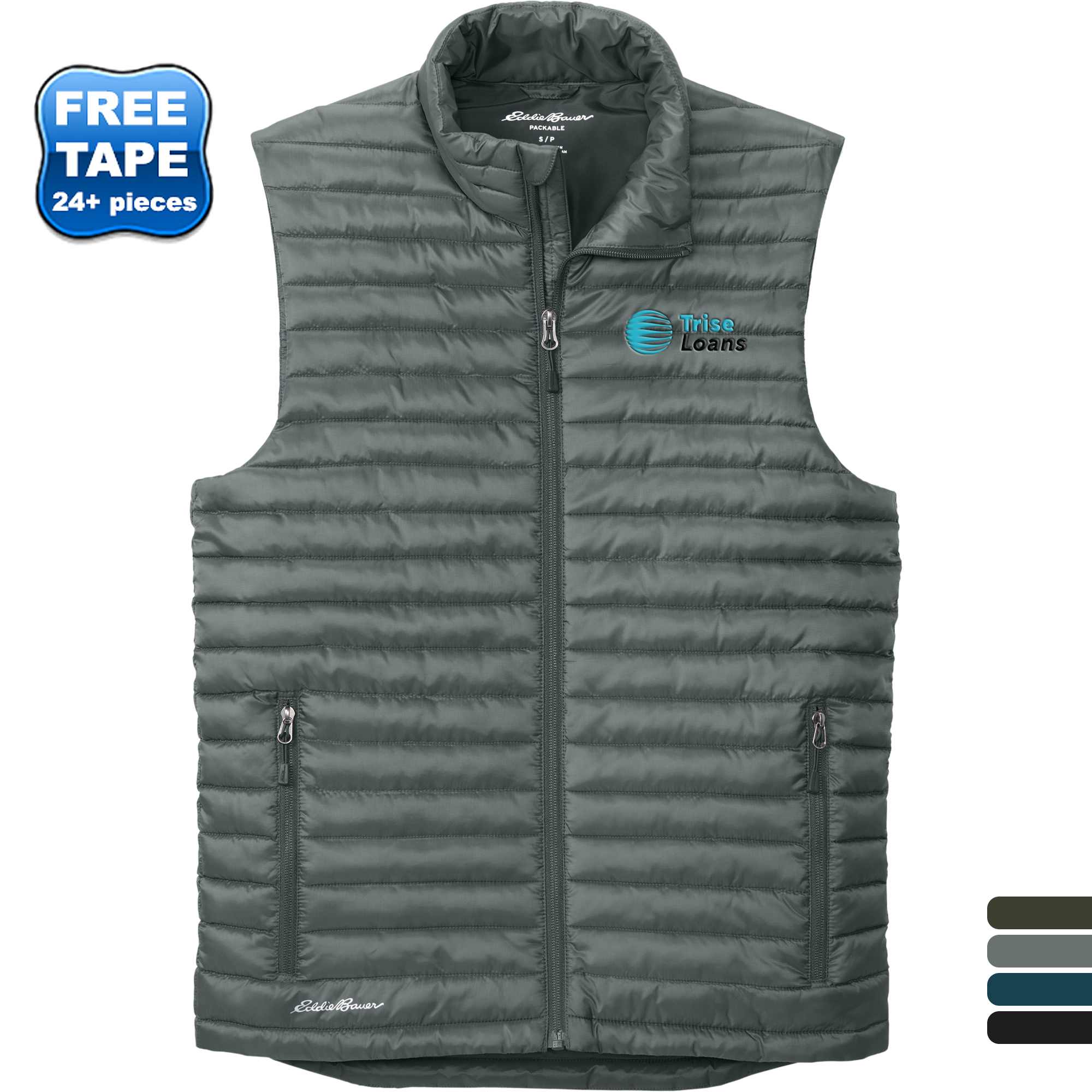 Product Photo 1 Eddie Bauer® Packable Quilted Polyester Ripstop Men's Vest