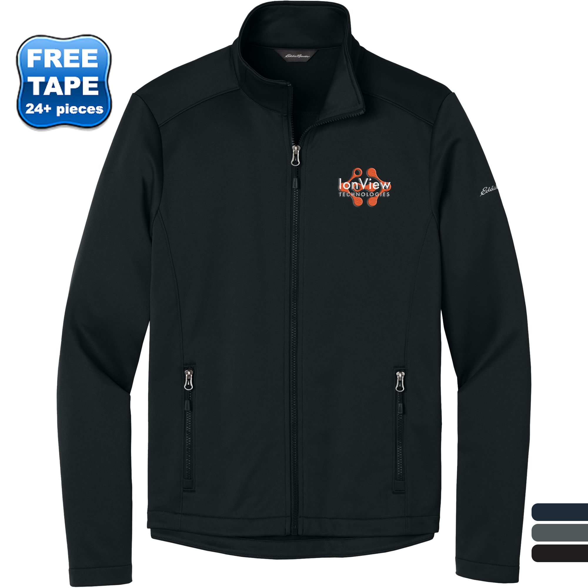 Product Photo 1 Eddie Bauer® Smooth Mid Layer Recycled Poly Fleece Men's Full Zip