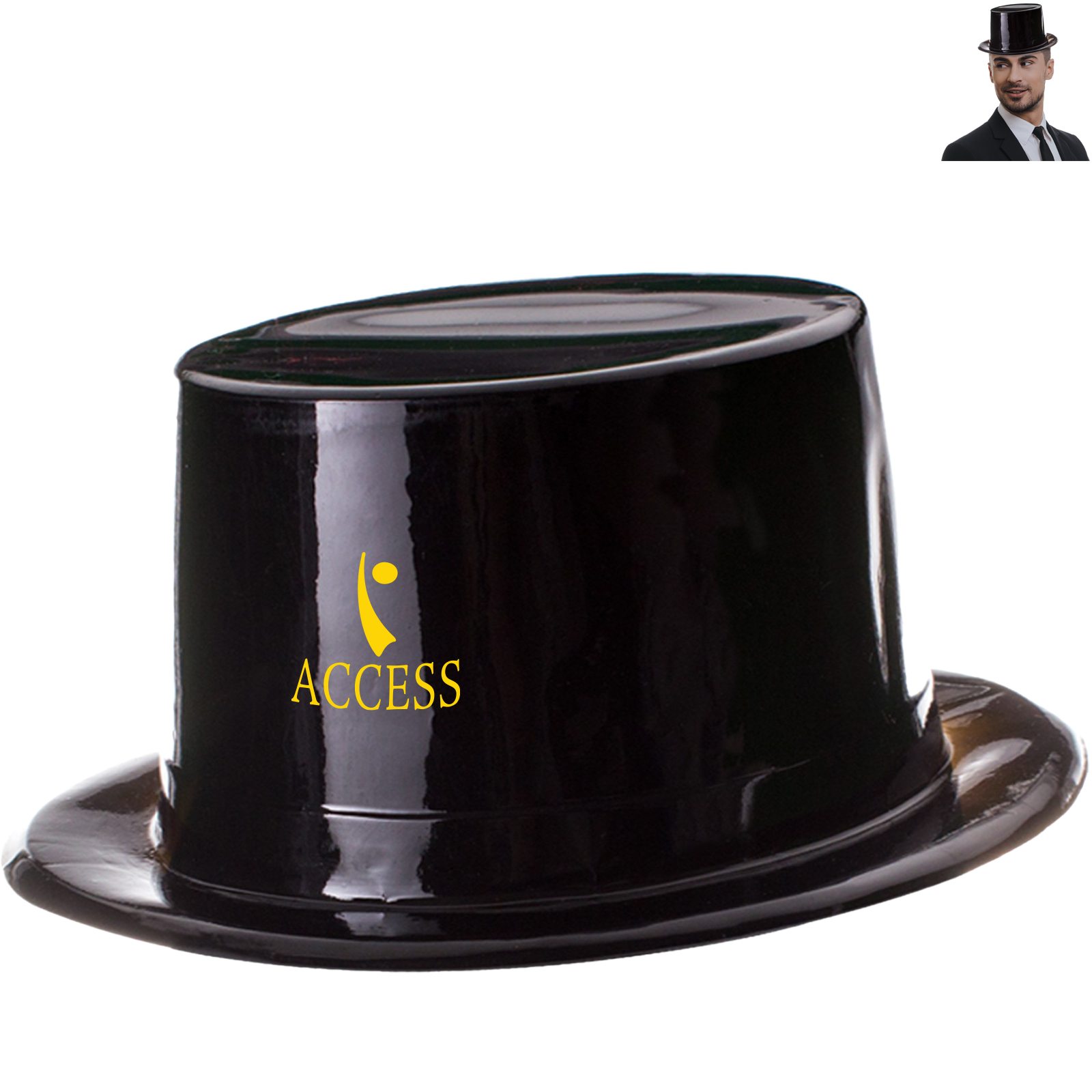 Product Photo 1 Black Plastic Top Hat