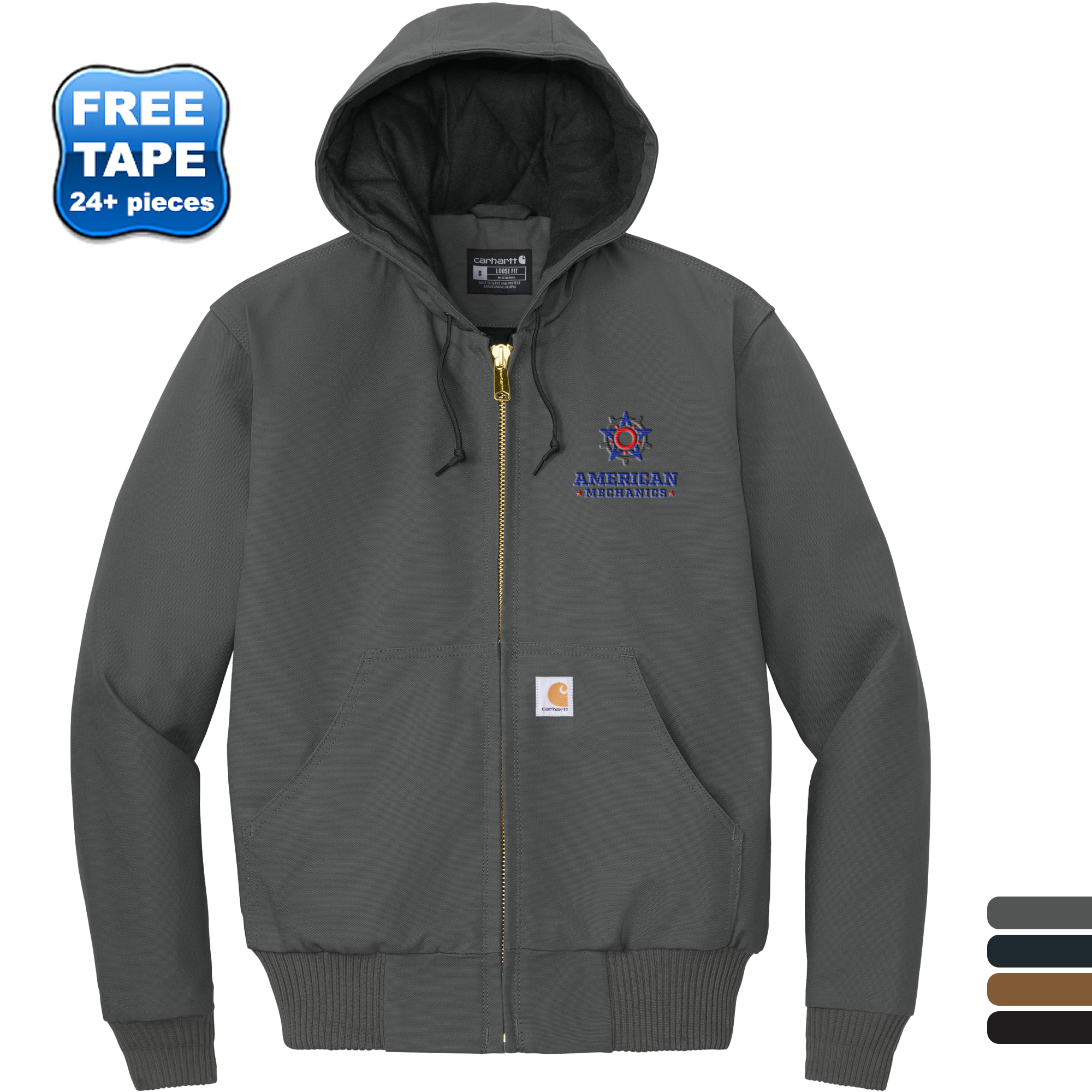 Product Photo 1 Carhartt® Quilted Flannel-Lined Duck Active Men's Jacket